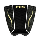 FCS CARISSA MOORE TAIL PAD - BLACK/GOLD