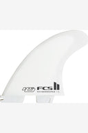 FCS II HAYDEN SHAPES WHITE THRUSTER FINS - LARGE
