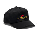 FLORENCE MARINE LOGO TWILL HAT - BLACK