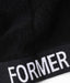 F LUX BEACH TOWEL - BLACK