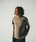 FORMER LEGACY OVERDYE T-SHIRT - WASHED BROWN
