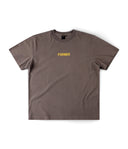 FORMER LEGACY OVERDYE T-SHIRT - WASHED BROWN
