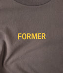 FORMER LEGACY OVERDYE T-SHIRT - WASHED BROWN