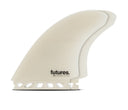 FUTURES EN 3/2 REVERSE TWIN FIBREGLASS - CLEAR / GRAY