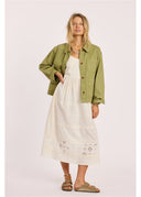 SISSTR MASON LS JACKET - SEAWEED