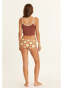 SISSTR RIA KNIT TANK - ESPRESSO BROWN