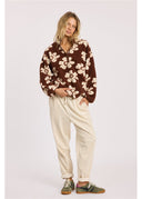 SISSTR SURFING AT SUNRISE LS FLEECE - KONA