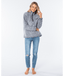 DARK N STORMY 1/4 ZIP CREW - LIGHT GREY