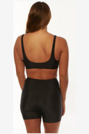 SISSTREVOLUTION SOLID LEDA BRALETTE TOP - SOLID BLACK