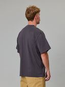 J.A.F HEAVY SHORE TEE - ANTIQUE BLACK