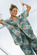 CHARLIE HOLIDAY LOLA SHIRT - PAISLEY PATCHWORK