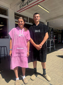 O&E MSS HOODED TOWEL -  PINK