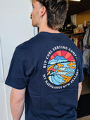 RIP CURL MOUNT MAUNGANUI HAZED TEE - DARK NAVY