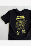 MSS X FLIGHT POURING SUNSHINE TEE - BLACK/YELLOW