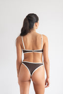 SUSY & LILY CANDE BOTTOMS - MOCHA/IVORY