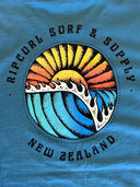 SUNSETS DESTINATION TEE - STORM BLUE NZ