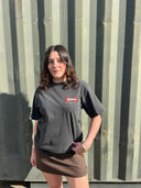 MOUNT SURF SHOP HEAVY TEE - WASHED BLACK