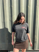 MOUNT SURF SHOP HEAVY TEE - WASHED BLACK