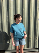 SUNSETS DESTINATION TEE - STORM BLUE NZ