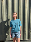 SUNSETS DESTINATION TEE - STORM BLUE NZ