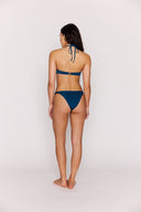 MINK PINK LUNA HALTER UNDERWIRE BRA TOP - TEAL