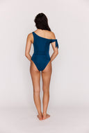 MINK PINK LUNA OFF SHOULDER ONE PIECE - TEAL