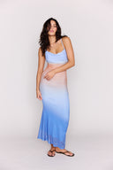 MINK PINK SOLSTICE OMBRE MESH MAXI DRESS - MULTI OMBRE