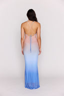 MINK PINK SOLSTICE OMBRE MESH MAXI DRESS - MULTI OMBRE