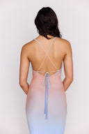 MINK PINK SOLSTICE OMBRE MESH MAXI DRESS - MULTI OMBRE