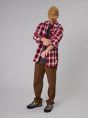 JUST ANOTHER FISHERMAN STAMP WAX CAP - BROWN