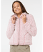 GIRLS DARK N STORMY ZIP THROUGH - PINK