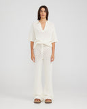 CHARLIE HOLIDAY SKYLAR SHIRT - WHITE