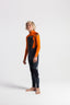 C-SKINS LEGEND 3:2 JUNIOR GBS BACKZIP STEAMER - BLACK/ORANGE