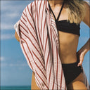 LAYDAY LAGUNA FLATWEAVE - PINK SAND/CHERRY