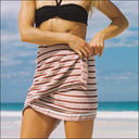 LAYDAY LAGUNA FLATWEAVE - PINK SAND/CHERRY