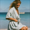 LAYDAY SUNDOWN ROBE - TROPICA DUSTY BLUE