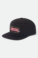 BRIXTON LIGHTNING MP SNAPBACK - BLACK