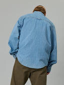 JUST ANOTHER FISHERMAN LOYALTY DENIM SHIRT - LIGHT BLUE
