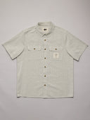 JUST ANOTHER FISHERMAN LOYALTY SS SHIRT - IVORY CHECK