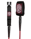 CREATURES OF LEISURE STANDARD DUTY 6'0" LEASH - DARK ROSE BLACK