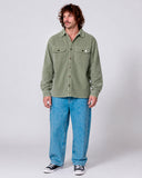 CRITICAL SLIDE SURFACE CORD OVERSHIRT - GREEN
