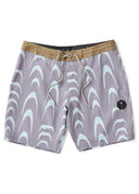VISSLA MONSTER STRIPES 18.5" BOARDSHORTS - DUSTY LILAC
