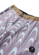VISSLA MONSTER STRIPES 18.5" BOARDSHORTS - DUSTY LILAC