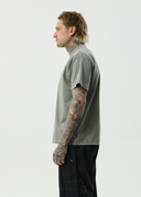 GENESIS HEAVYWEIGHT RECYCLED BOXY TEE - WASHED SYCAMORE