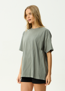 GENESIS HEAVYWEIGHT RECYCLED BOXY TEE - WASHED SYCAMORE