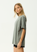 GENESIS HEAVYWEIGHT RECYCLED BOXY TEE - WASHED SYCAMORE