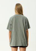GENESIS HEAVYWEIGHT RECYCLED BOXY TEE - WASHED SYCAMORE