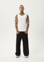 PARAMOUNT RIBBED SINGLET - WHITE