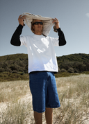 LIL C DENIM BAGGY FIT SHORT 22" - AUTHENTIC BLUE