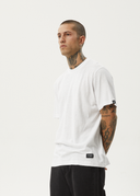 AFENDS CLASSIC RETRO TEE - WHITE
